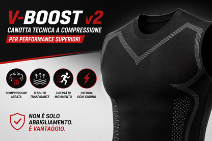 V-Boost v2 Canotta Tecnica a Compressione per Performance Superiori