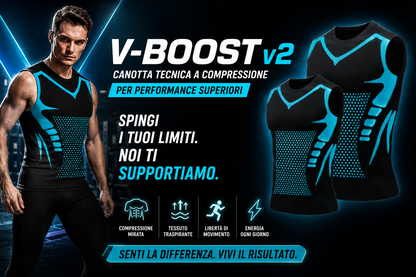 V-Boost v2 Canotta Tecnica a Compressione per Performance Superiori